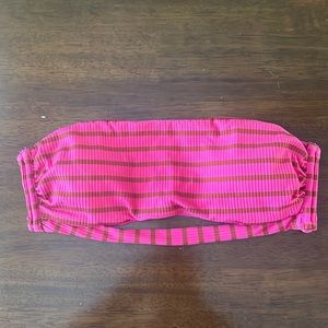 RVCA Women's Standard Moxie Bandeau Bikini Top